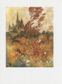 Edmund Dulac 'The Wind's Tale' Vintage Art Book Page - 1911