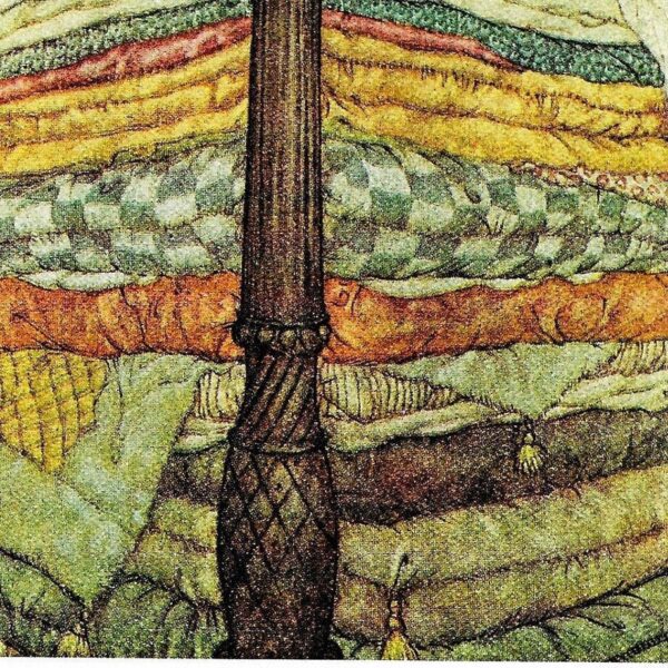 Edmund Dulac "Princess and Pea" Vintage Art Book Page [1911] - Image 2