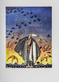 Kay Nielsen Art Print: The Three Princesses Vintage Book Illustration