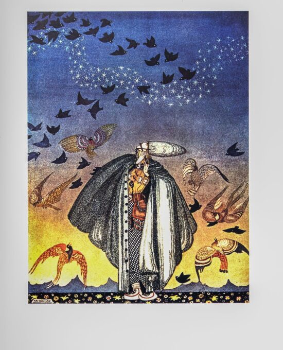 Kay Nielsen Art Print: The Three Princesses Vintage Book Illustration