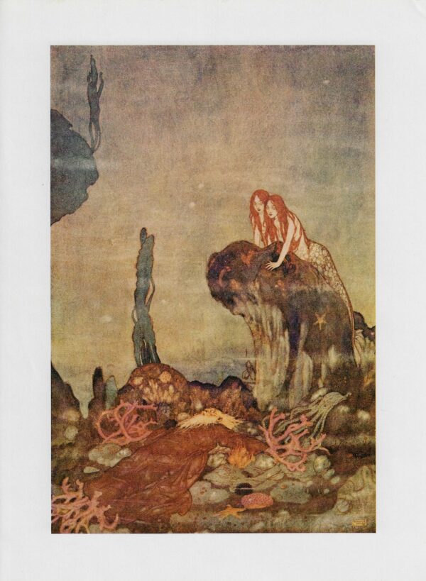 Edmund Dulac 'The Tempest' Print: Vintage Shakespeare Illustration