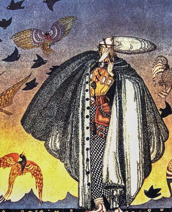 Kay Nielsen Art Print: The Three Princesses Vintage Book Illustration