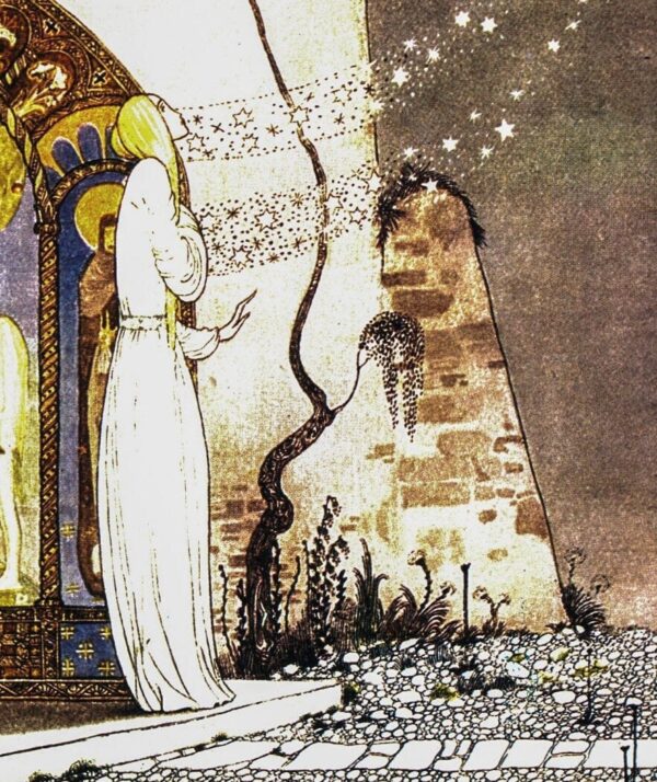Kay Nielsen "The Lassie and Her Godmother" Vintage Art Print - Image 2