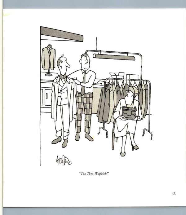 For the library "Too Tom Wolfish!" Vintage book page - Image 2