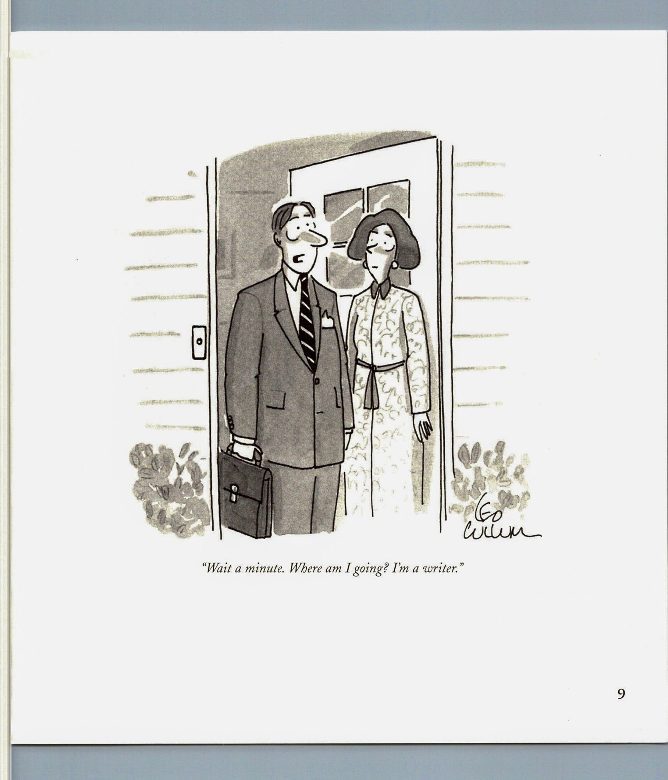 For the study "Where am I going?" Vintage book page - Image 2