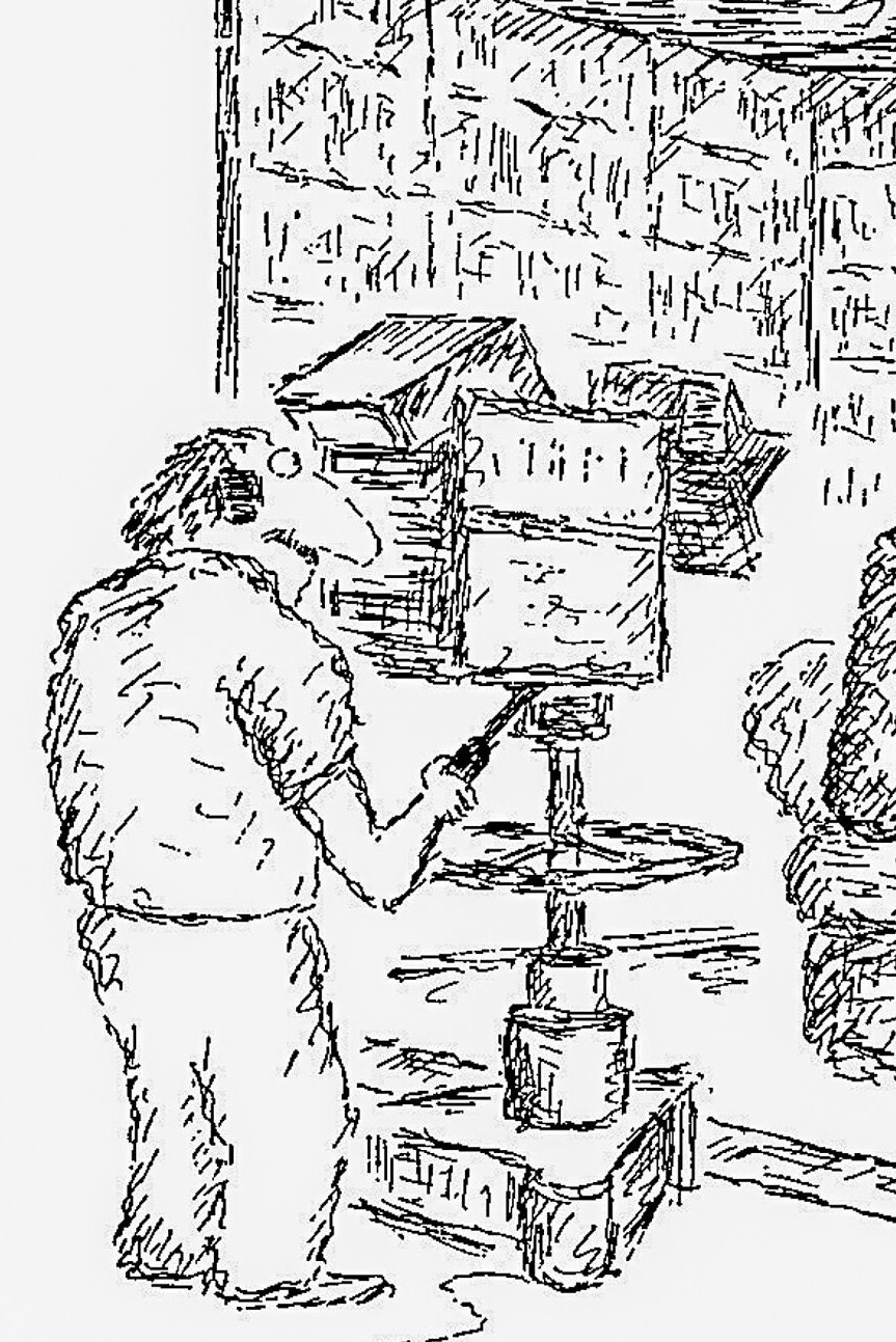 Literary Humor art "...boil your book down to a few words..." Vintage book page - Image 2