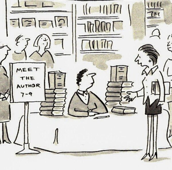 Liza Donnelly New Yorker Cartoon Art: Vintage Reader Humor Illustration