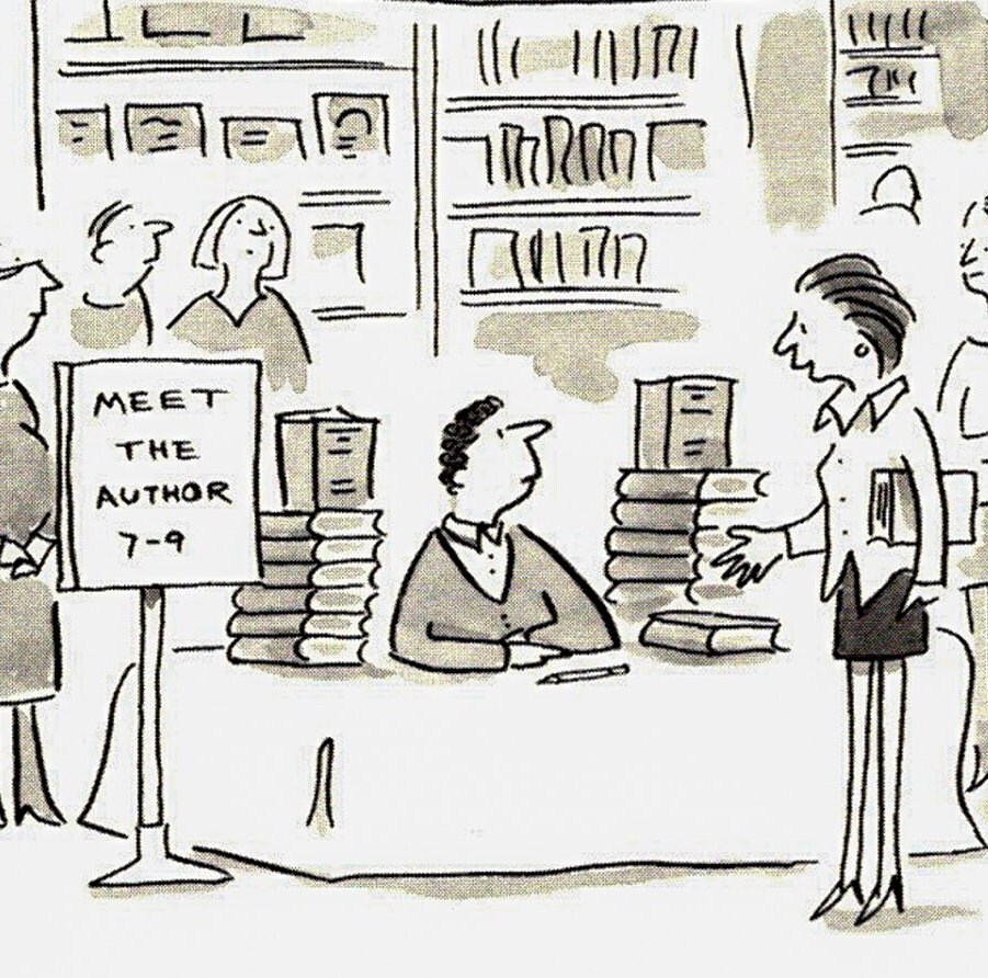 Liza Donnelly New Yorker Cartoon Art: Vintage Reader Humor Illustration