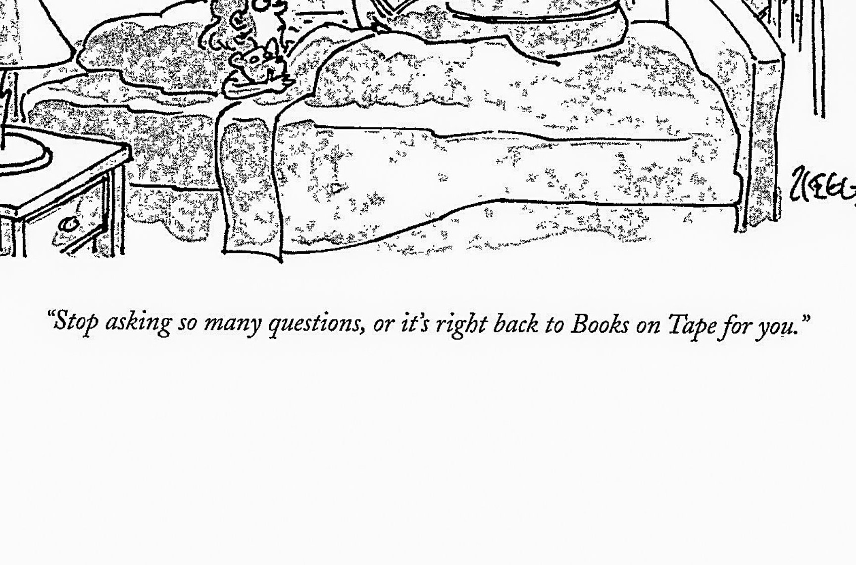 Jack Ziegler Vintage Humor Art Print: Book Lover Gift - Image 2