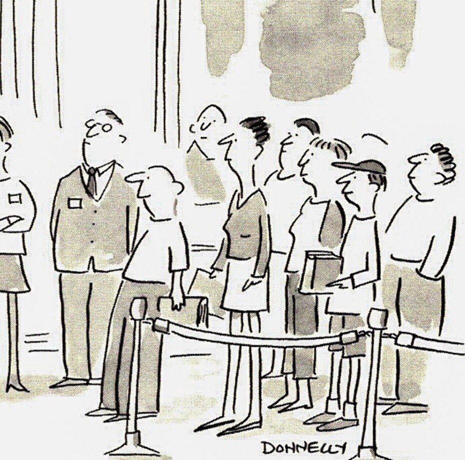 Liza Donnelly New Yorker Cartoon Art: Vintage Reader Humor Illustration - Image 3