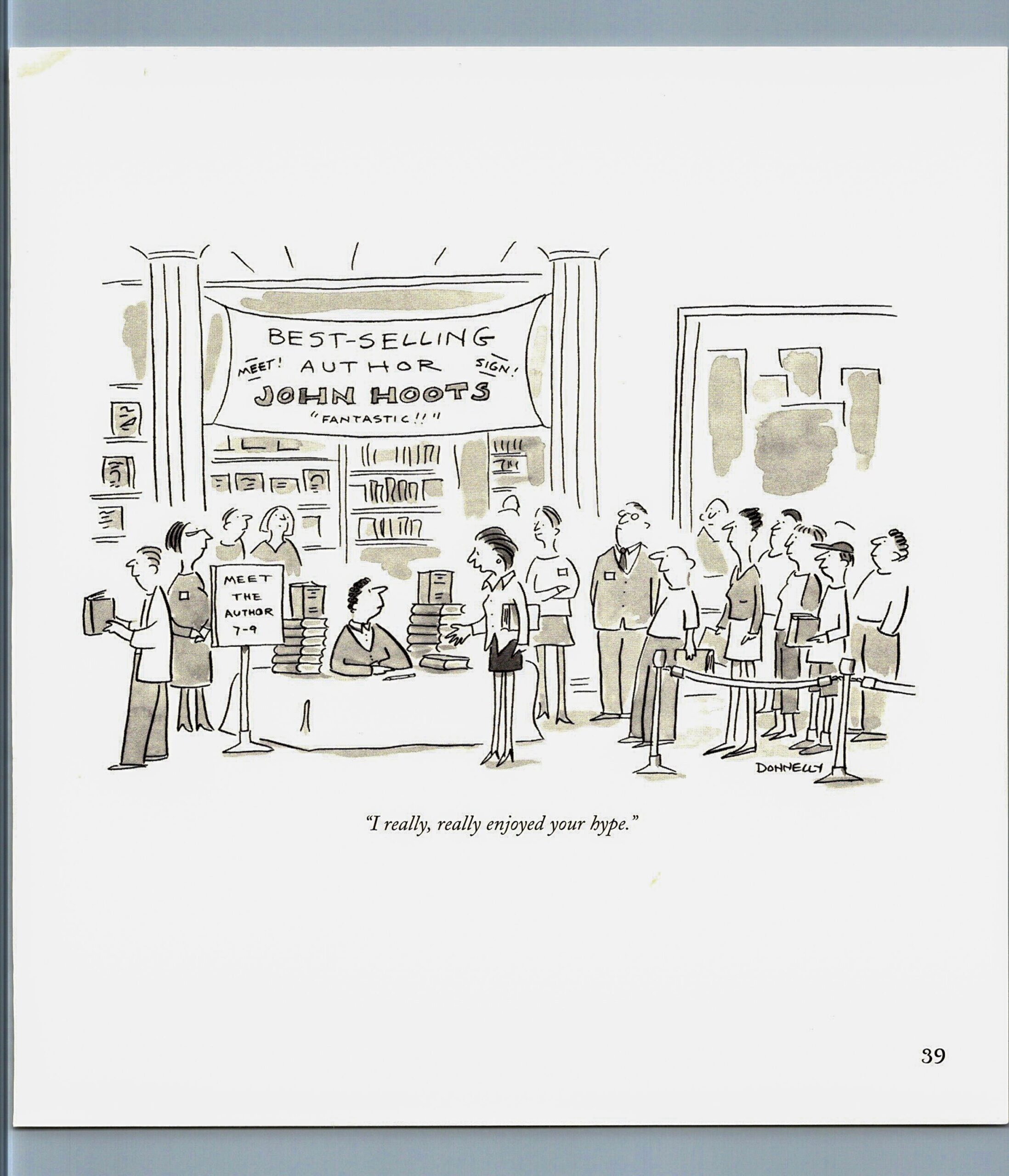 Liza Donnelly New Yorker Cartoon Art: Vintage Reader Humor Illustration - Image 4