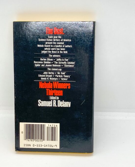 Harlan Ellison et al “Nebula Winners Thirteen” Vintage 1981 paperback anthology First edition