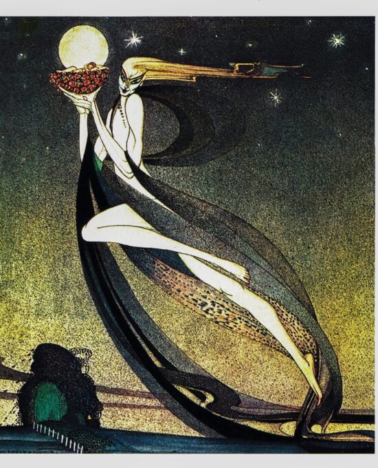 Kay Nielsen Art Nouveau Print: “This Good Fairy”, Vintage Book Page