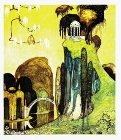 Kay Nielsen Art Nouveau Print: Vintage Book Plate Illustration