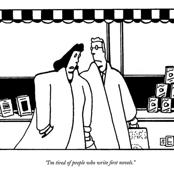 Bruce Eric Kaplan Humor Print: Vintage Literary Art Page