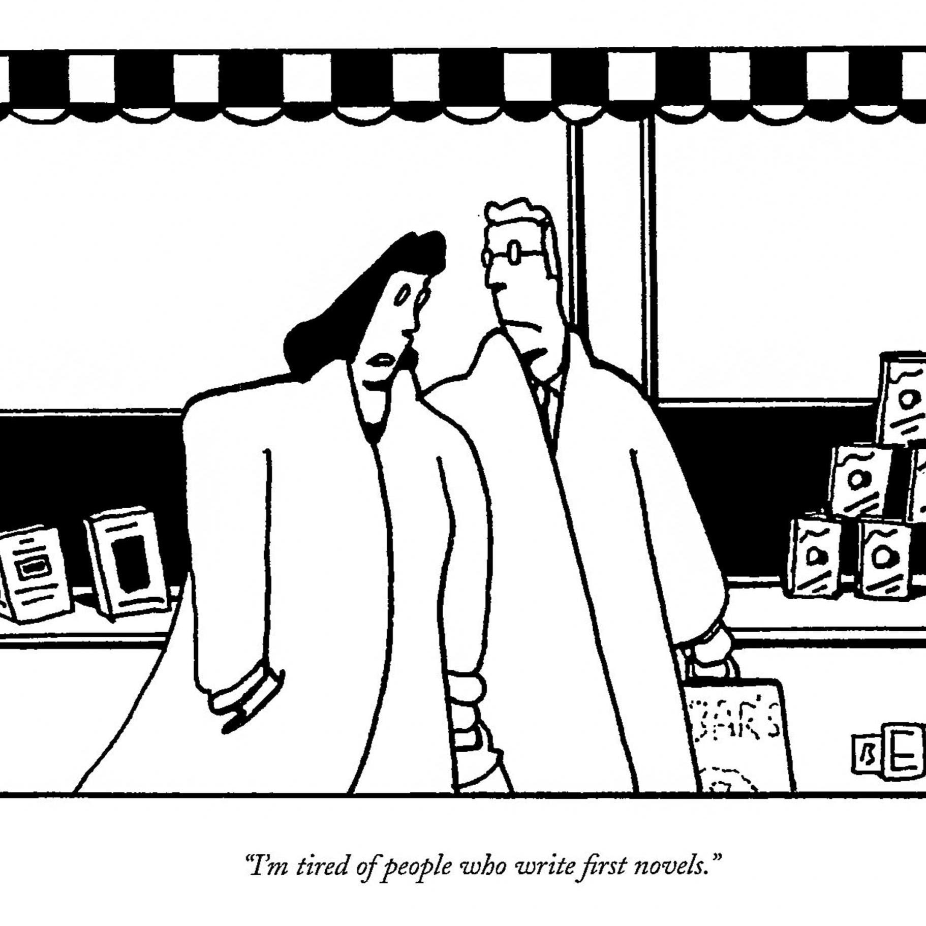 Bruce Eric Kaplan Humor Print: Vintage Literary Art Page