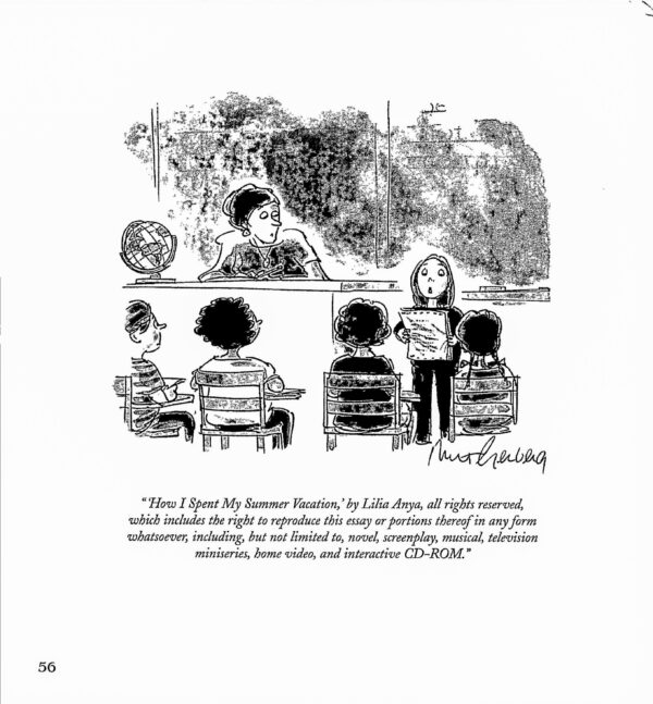 Bruce Eric Kaplan Humor Print: Vintage Literary Art Page - Image 3