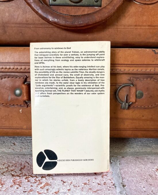 First Edition Isaac Asimov Sci-Fi Essays: “The Planet That Wasn’t” 1977 Paperback