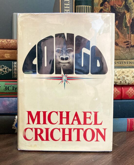 Michael Crichton “Congo” Vintage first edition hardcover novel 1980 Dustjacket