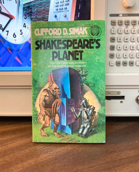 Clifford Simak “Shakespeare’s Planet” 1982 Vintage paperback Pastoral science fiction