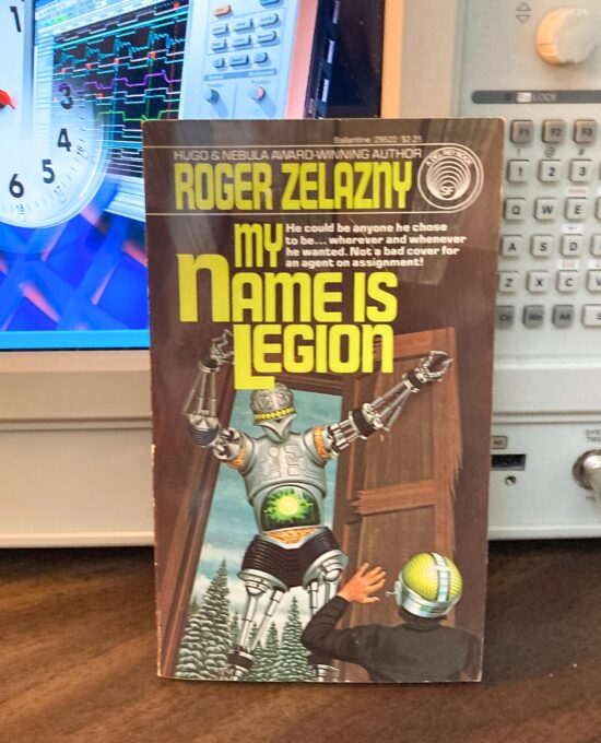 Vintage Sci-Fi Paperback: My Name is Legion by Roger Zelazny, 1981 Edition
