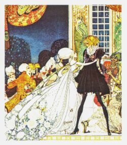 Kay Nielsen Art Nouveau Print: Princess Illustration, Vintage Book Plate
