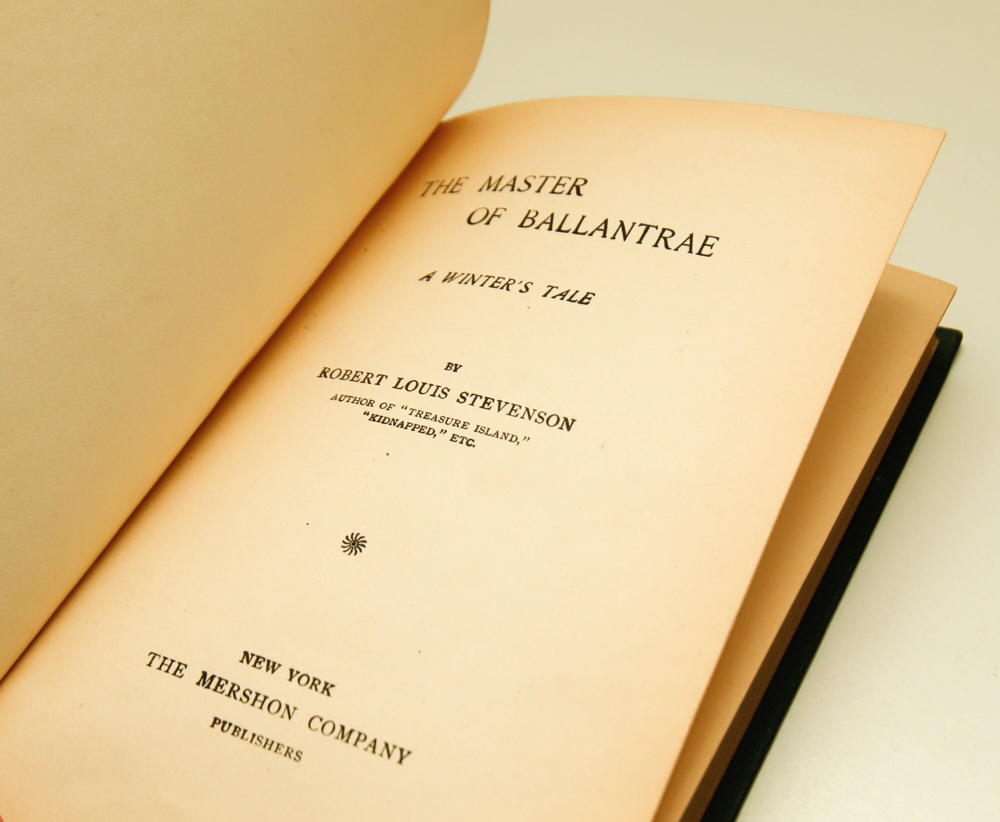 Vintage "The Master of Ballantrae" Book by Robert Louis Stevenson, c1900 - Image 6