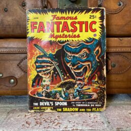 Vintage fantasy science fiction pulp magazine Famous Fantastic Mysteries June 1948