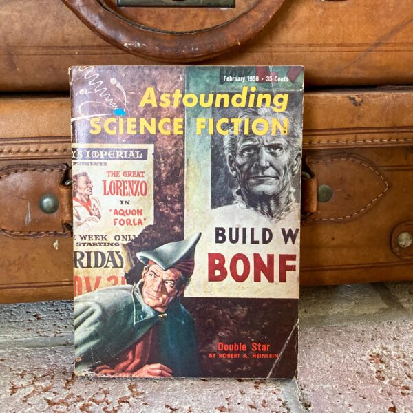 Astounding Science Fiction February 1956 Robert Heinlein Serial