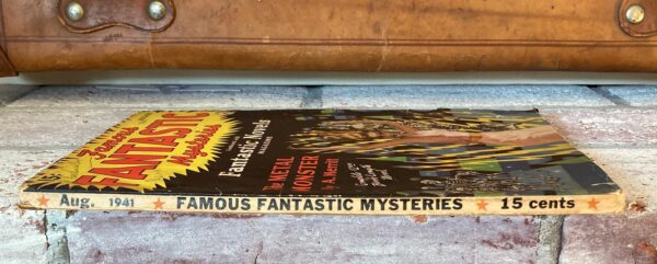 Vintage fantasy science fiction pulp magazine Famous Fantastic Mysteries w- Fantastic Novels August 1941 - Image 3