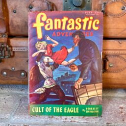 Vintage fantasy science fiction pulp magazine Fantastic Adventures July 1946