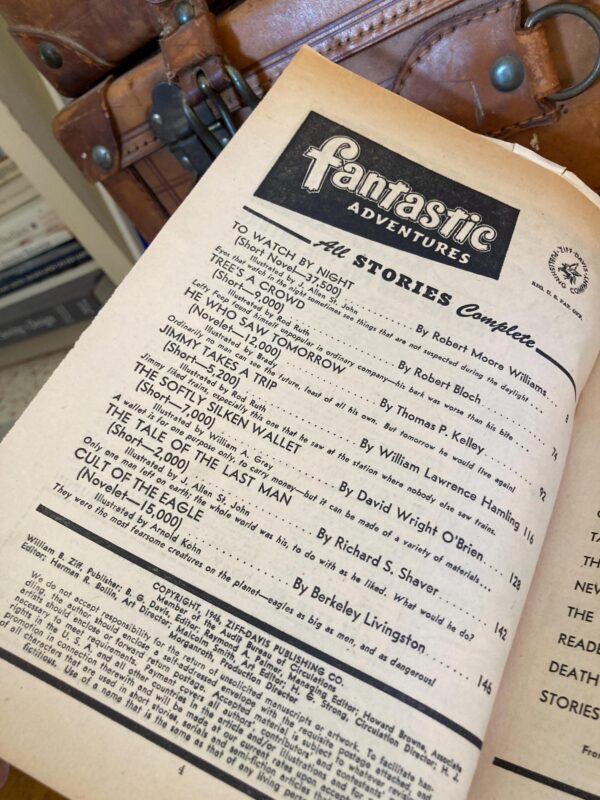 Vintage fantasy science fiction pulp magazine Fantastic Adventures July 1946 - Image 5