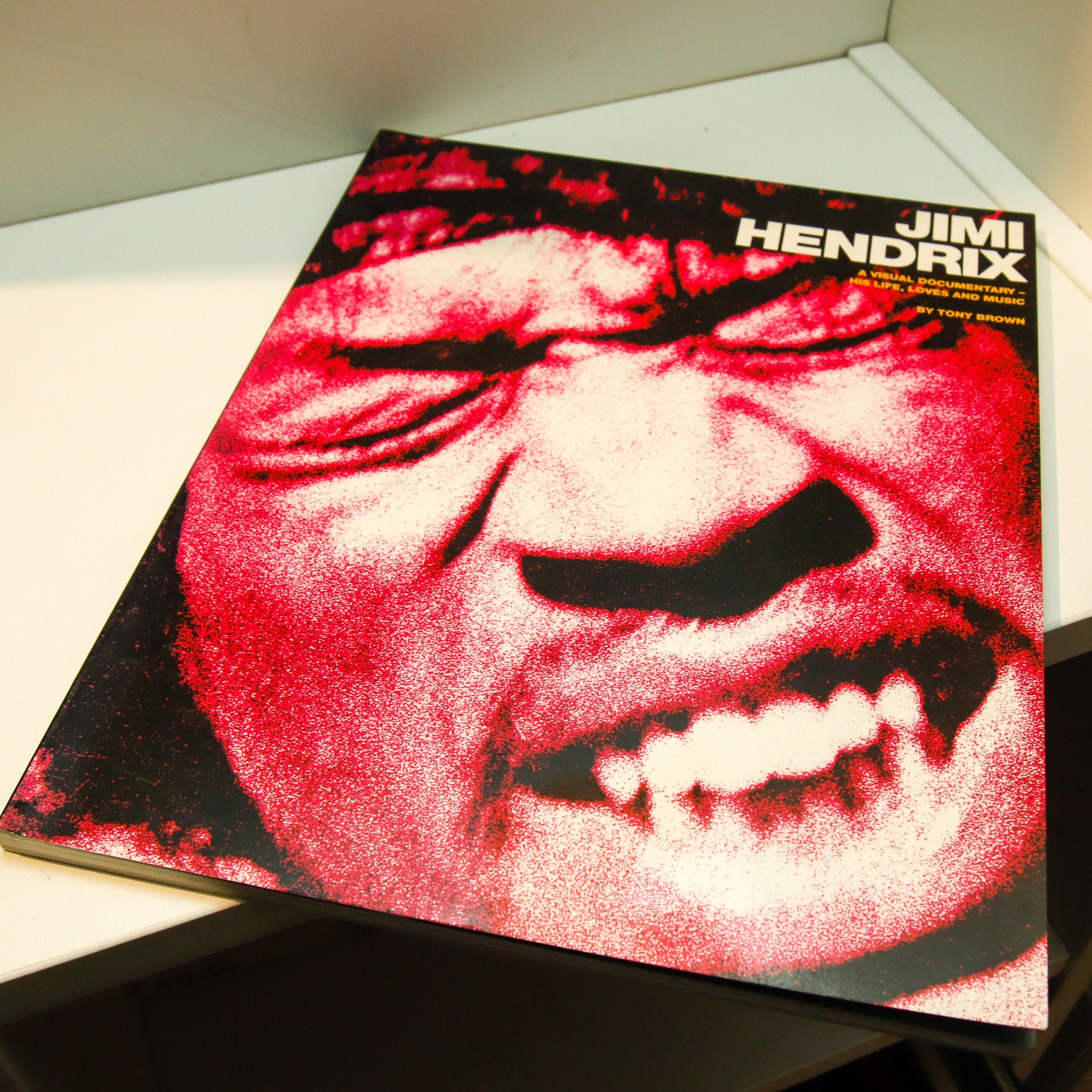 Jimi Hendrix Visual Documentary: 1992 First Edition Softcover Book