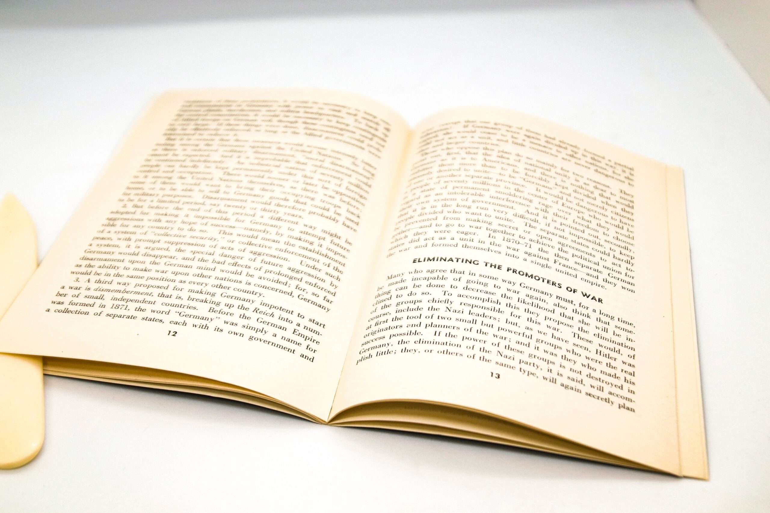 US Gov't World War II booklet "What Shall be Done About Germany After the War?" 1944 24 page softcover book - Image 6