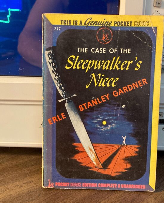 Perry Mason Mystery “The Case of the Sleepwalker’s Niece” Pocket Book 1945 paperback