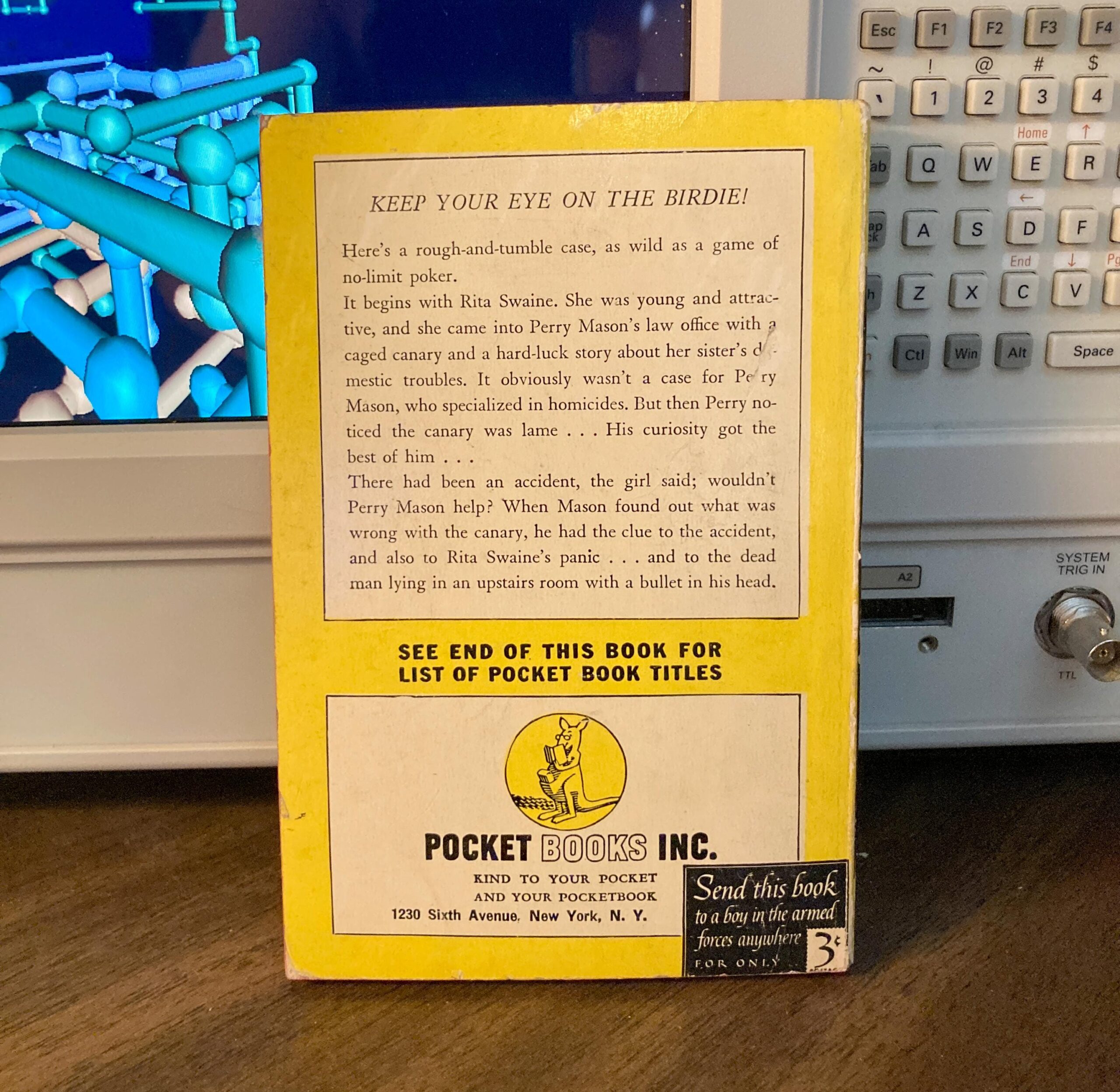 Perry Mason Mystery: The Case of the Lame Canary, 1943 Pocket Book First Edition - Image 3