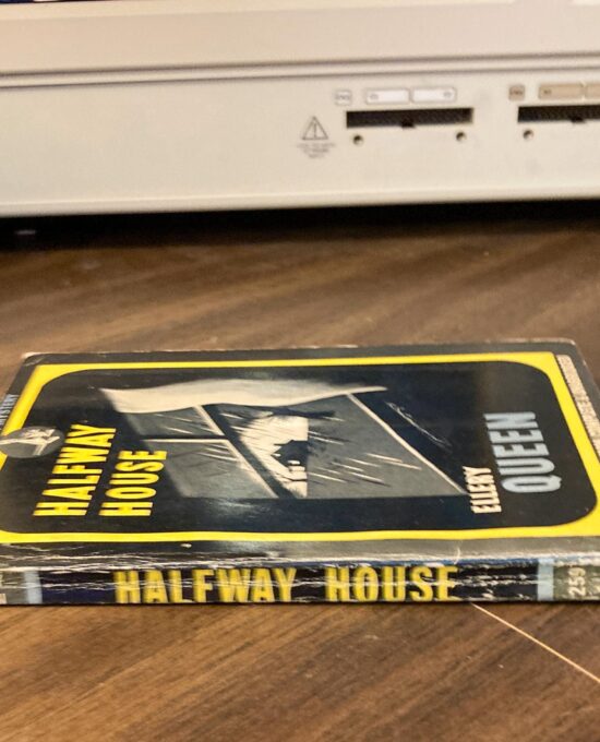 First edition thus “Halfway House” Ellery Queen mystery Vintage 1944 Pocket Book paperback