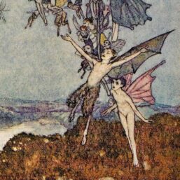 Edmund Dulac 'The Tempest' Fairy Art Print: Vintage Book Page