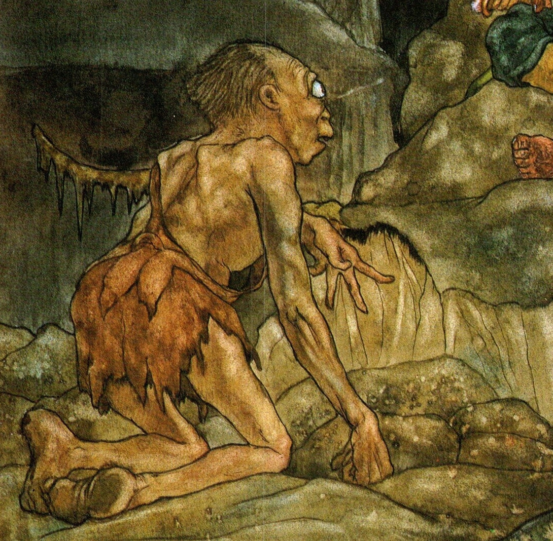 Riddles in the Dark by Michael Hague from The Hobbit Vintage print - Image 3