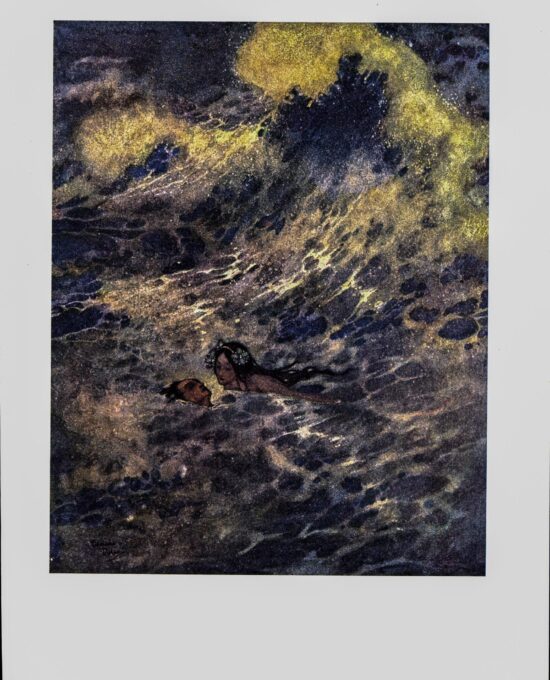 Edmund Dulac Little Mermaid Print: Vintage Hans Andersen Illustration