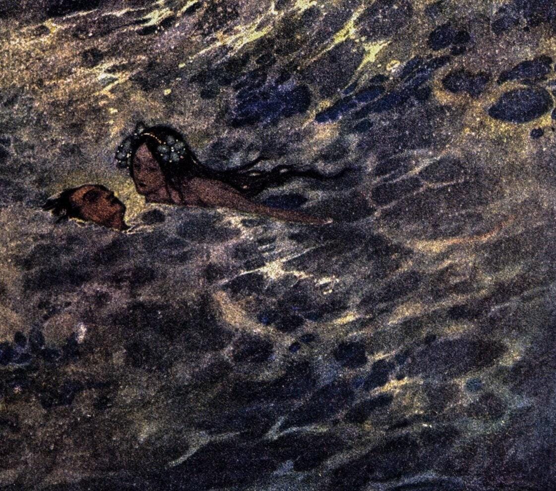Edmund Dulac Little Mermaid Print: Vintage Hans Andersen Illustration - Image 2