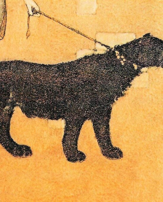 Edmund Dulac Arabian Nights Print: Queen of the Ebony Isles Vintage Book Plate