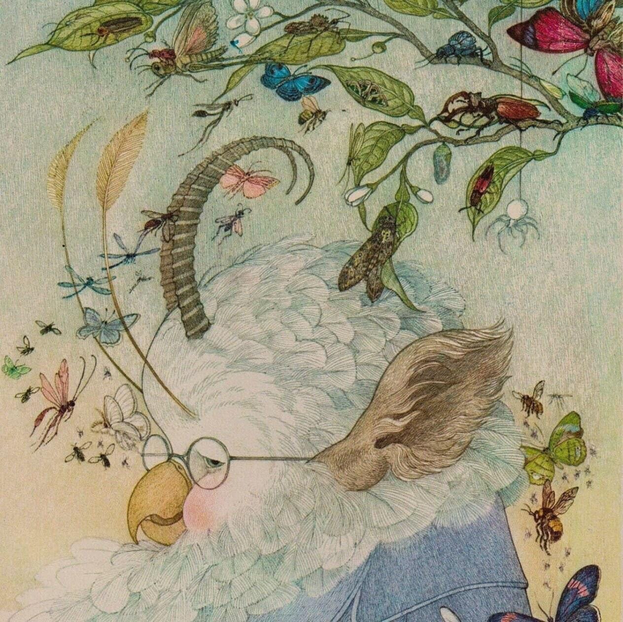 Vintage Insect Illustration: Scroobious Pip by Nancy Ekholm Burkert