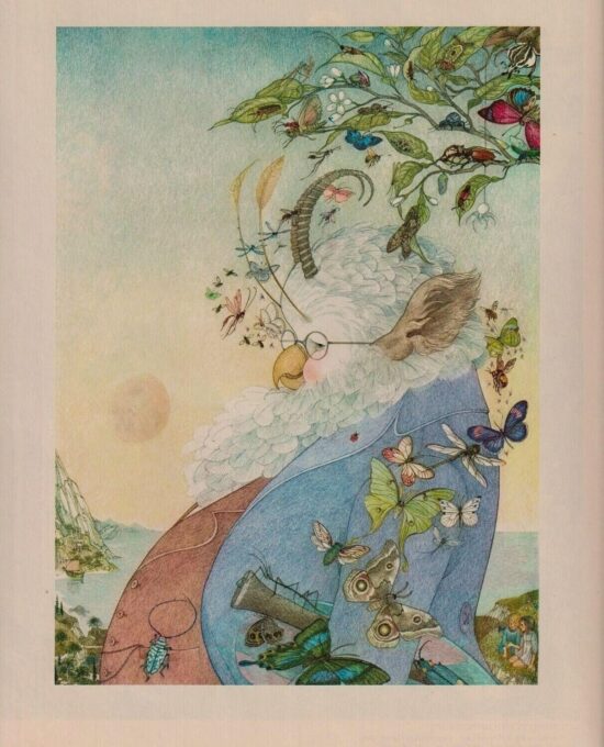 Vintage Insect Illustration: Scroobious Pip by Nancy Ekholm Burkert