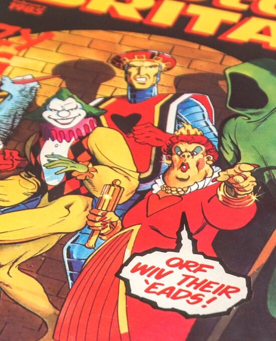 UK British Marvel Comic Mag “Captain Britain #2” 1985 Black & White Scarce vintage comix