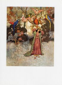 Edmund Dulac Beauty and the Beast Vintage print