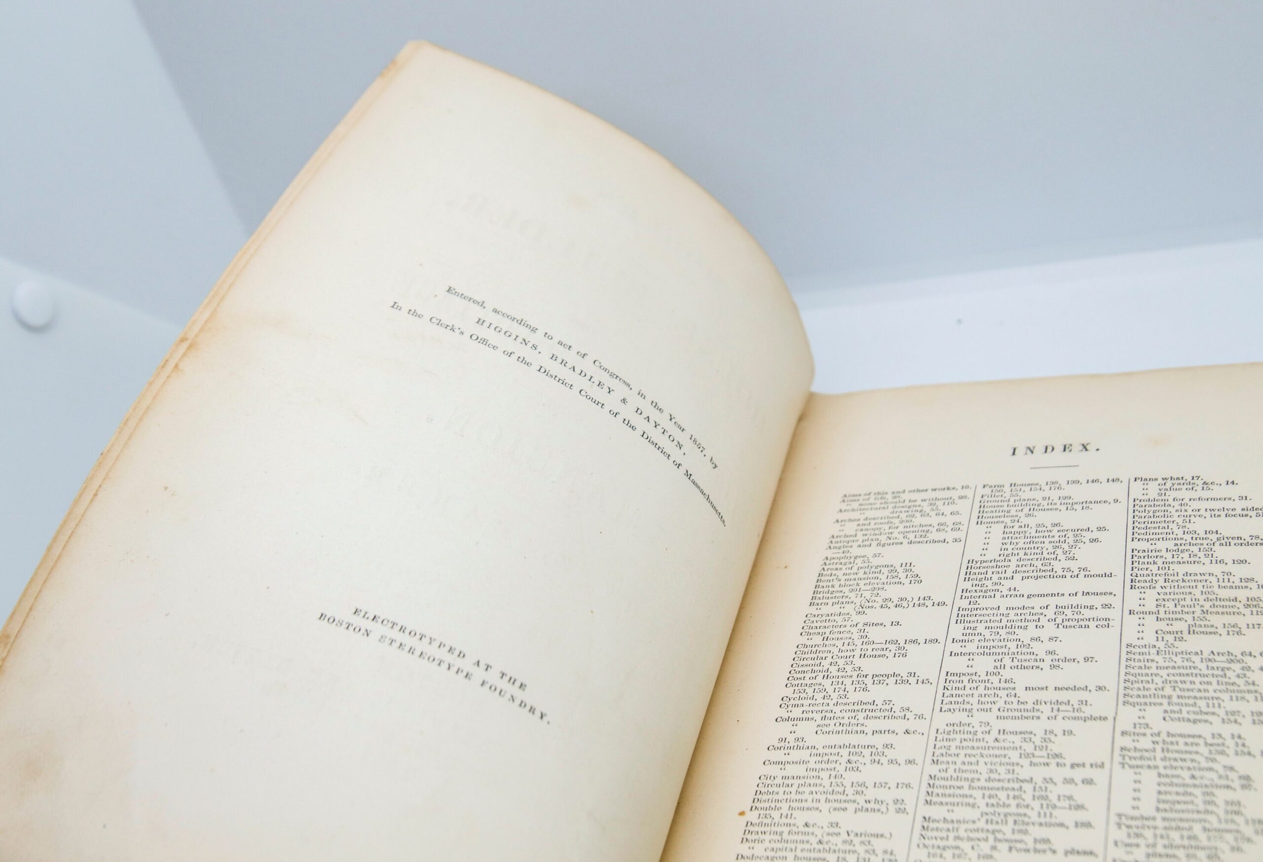 1857 Antique Architecture Book: Modern Housebuilder First Edition - Image 4