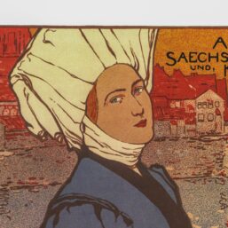 Vintage Art Book Page: Two-Sided Victorian Advertising Posters print