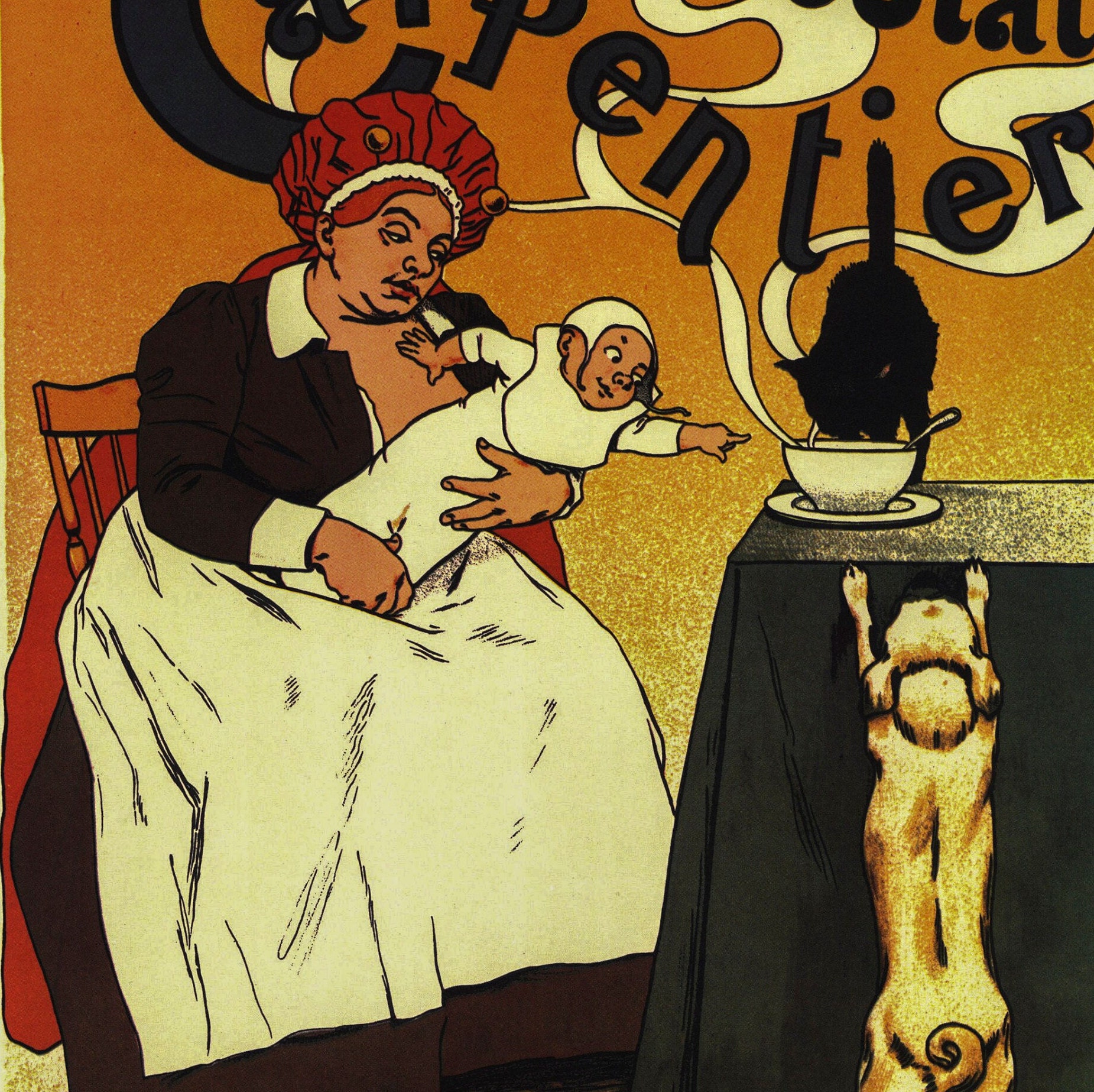 Vintage Art Book Page: Two-Sided Victorian Advertising Posters print - Image 3