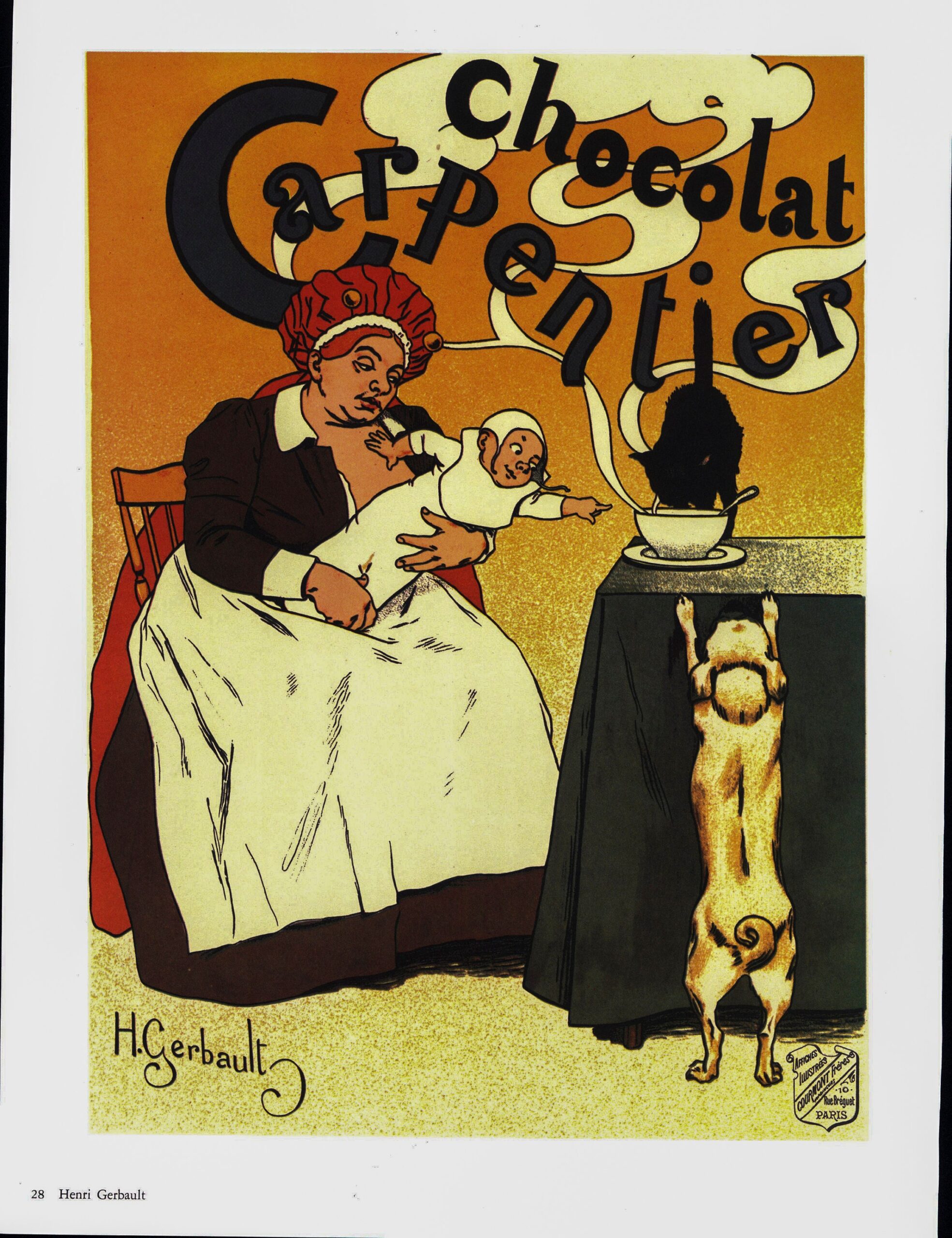 Vintage Art Book Page: Two-Sided Victorian Advertising Posters print - Image 4